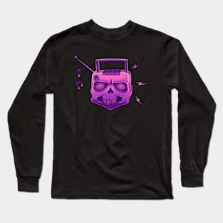 Skull radio Long Sleeve T-Shirt